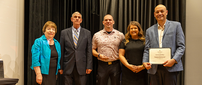 Darron Kirkley, his wife, parents and Dean Sagas
