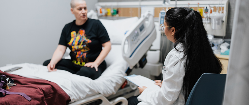 Simulated participant in the role of a family member at bedside